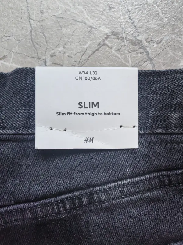 Мужские джинсы H&M (оригинал) размер L. Фотография 5
