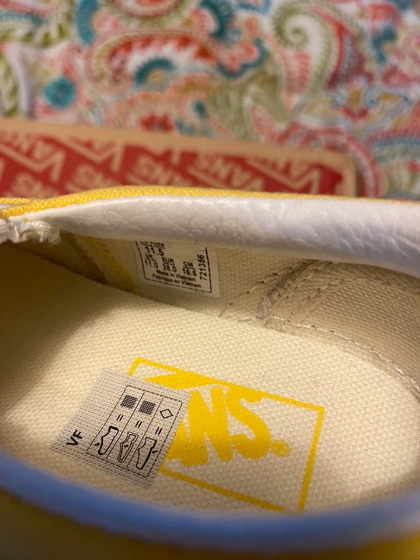 Кроссовки для девочки Vans (оригинал) размер 28. Фотография 5