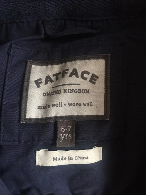 Верхняя одежда для девочки FatFace (оригинал) размер 30. Фотография 2