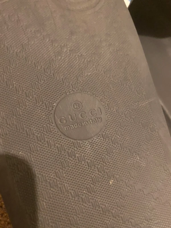 Мужские шлепанцы Gucci (оригинал) размер 43. Фотография 5