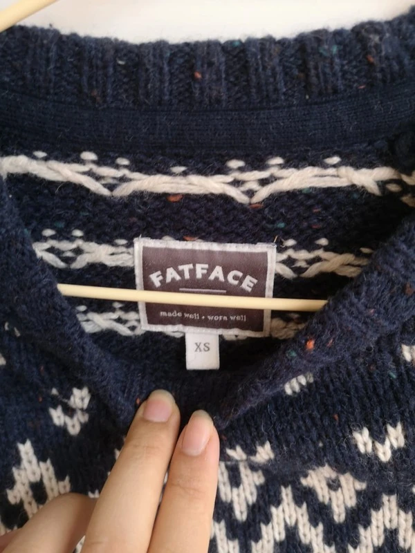 Мужская кофта FatFace (оригинал) размер XS. Фотография 2