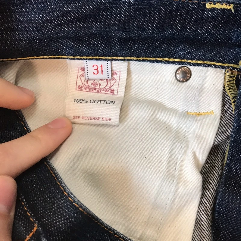 Мужские джинсы Evisu (оригинал) размер M. Фотография 4
