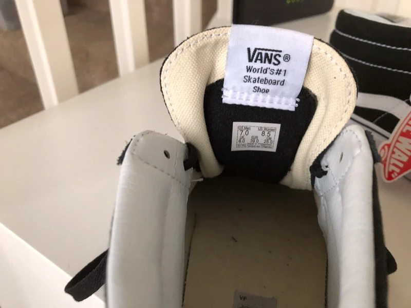 Мужские кроссовки Vans (оригинал) размер 39. Фотография 5