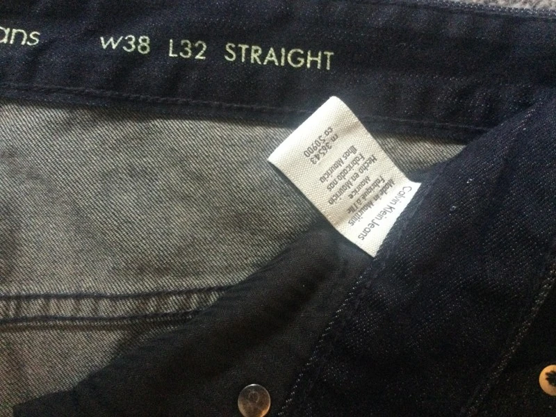 Мужские джинсы Calvin Klein (оригинал) размер XL. Фотография 4