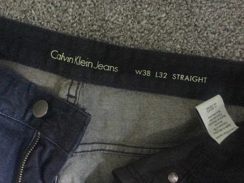 Мужские джинсы Calvin Klein (оригинал) размер XL. Фотография 5