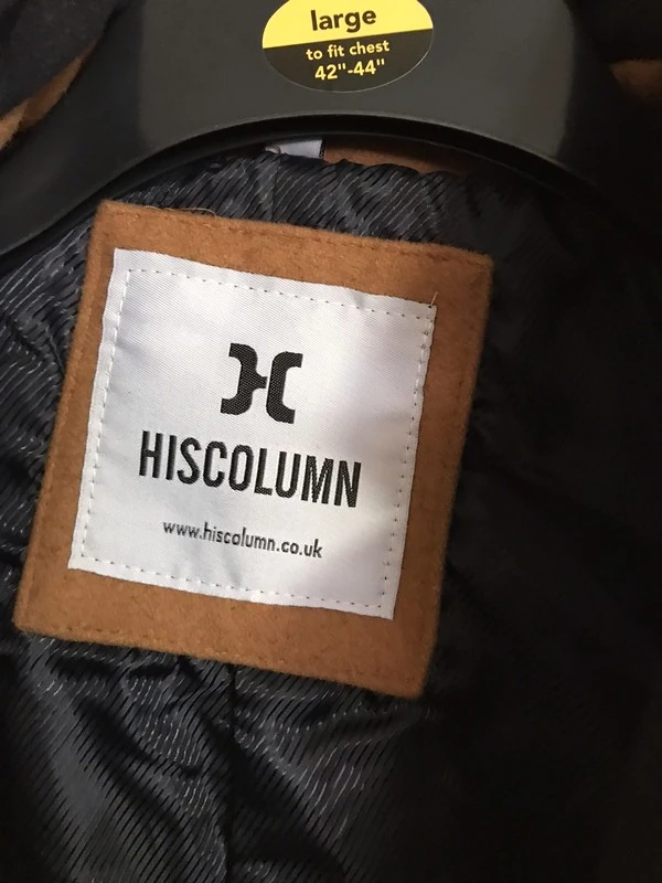 Мужская верхняя одежда Hiscolumn (оригинал) размер L. Фотография 5