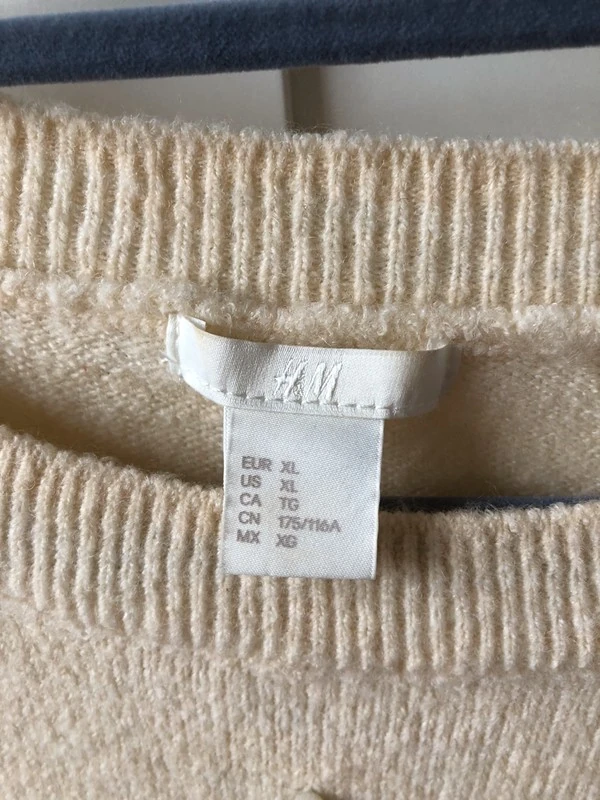 Женская кофта H&M (оригинал) размер XL. Фотография 2