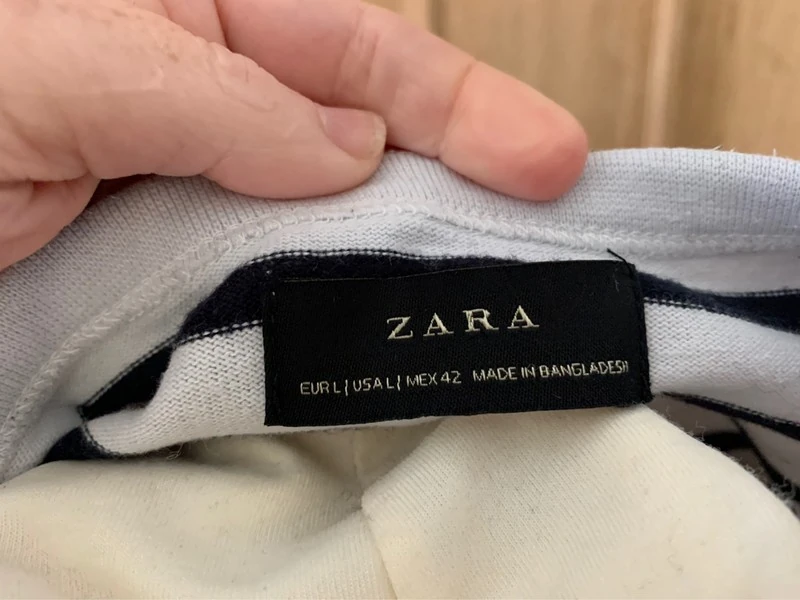 Женская футболка Zara (оригинал) размер XL. Фотография 4