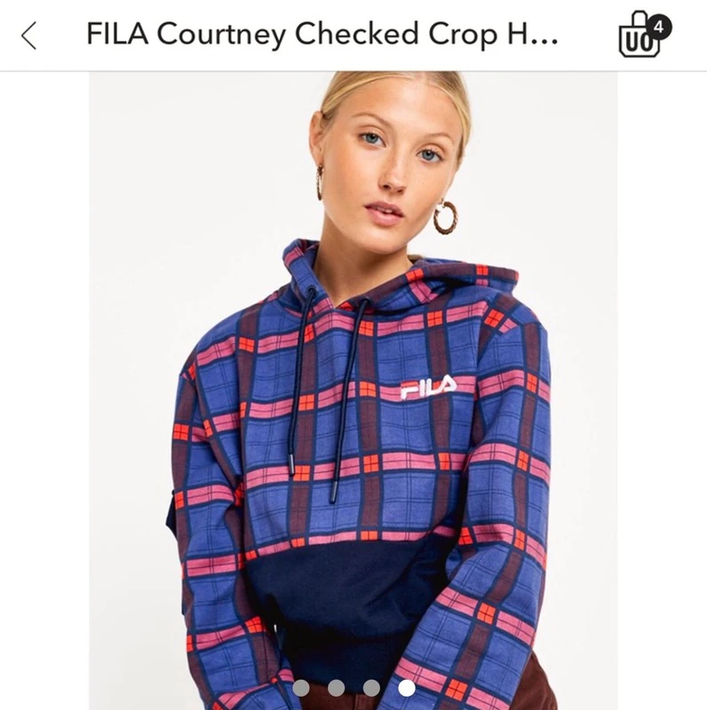 Женская кофта Fila (оригинал) размер XS. Фотография 4