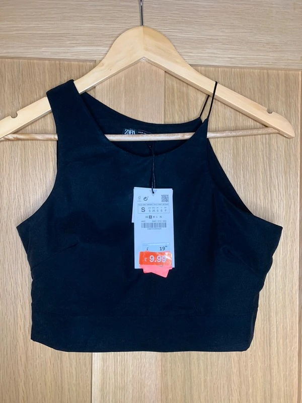 Женская футболка Zara (оригинал) размер S. Фотография 2