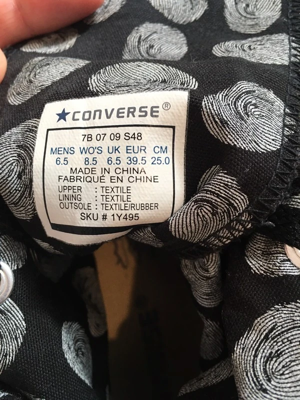 Женские кроссовки Converse (оригинал) размер 36.5. Фотография 3