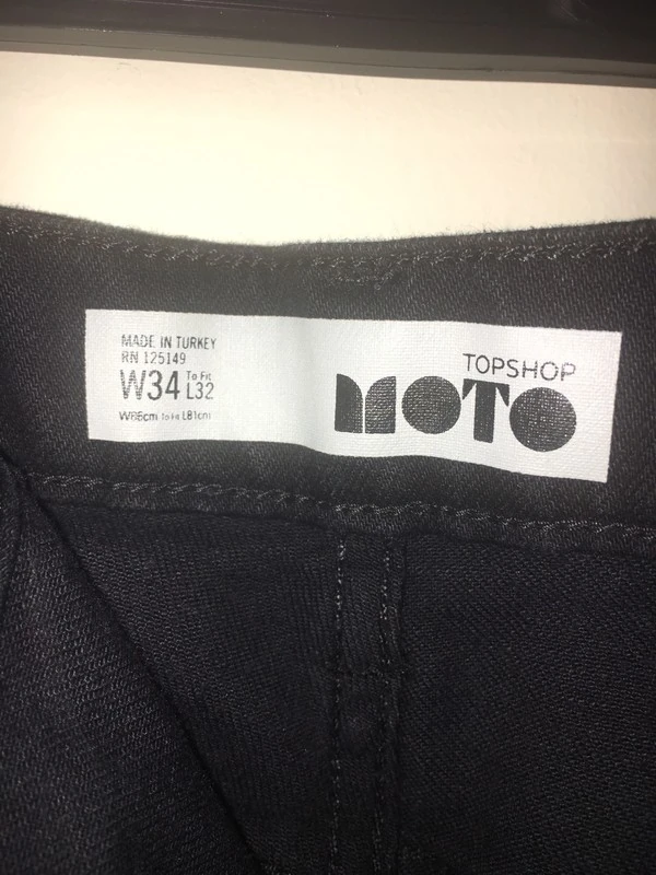 Женские джинсы Topshop (оригинал) размер XXL. Фотография 2