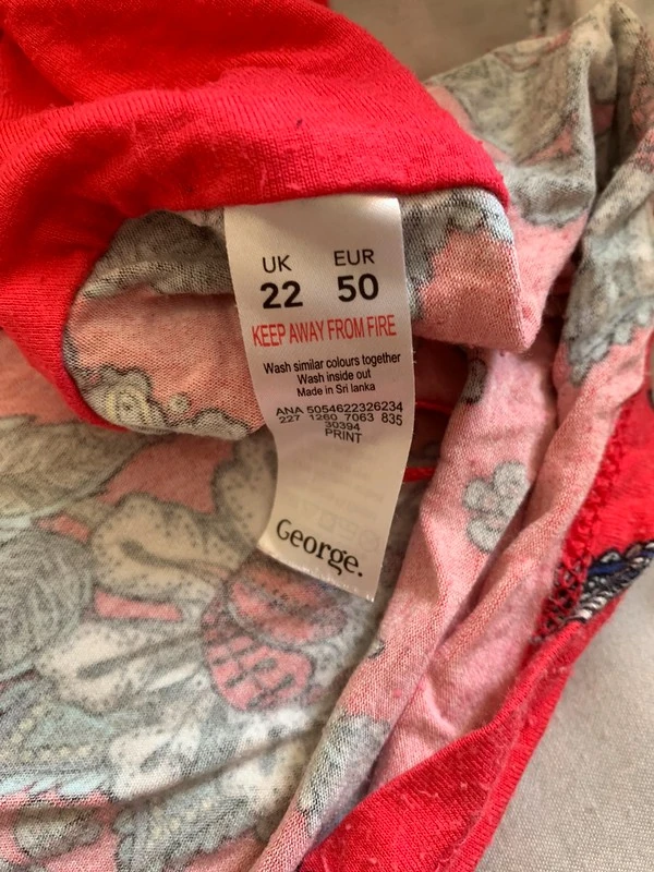 Женская футболка George (оригинал) размер 5XL. Фотография 2