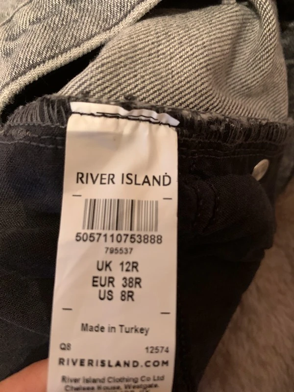 Женские джинсы River Island (оригинал) размер L. Фотография 3