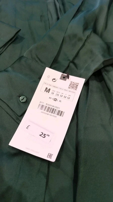 Женская футболка Zara (оригинал) размер XL. Фотография 2