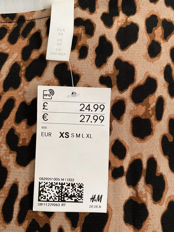 Платье H&M (оригинал) размер XS. Фотография 2