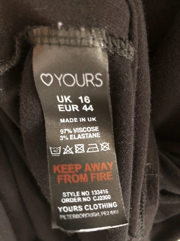 Женская футболка Yours Clothing (оригинал) размер XXL. Фотография 4