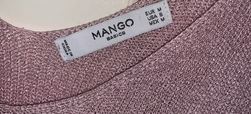 Женская футболка Mango (оригинал) размер M. Фотография 4