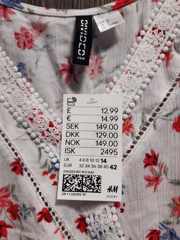 Женская футболка H&M (оригинал) размер XL. Фотография 2