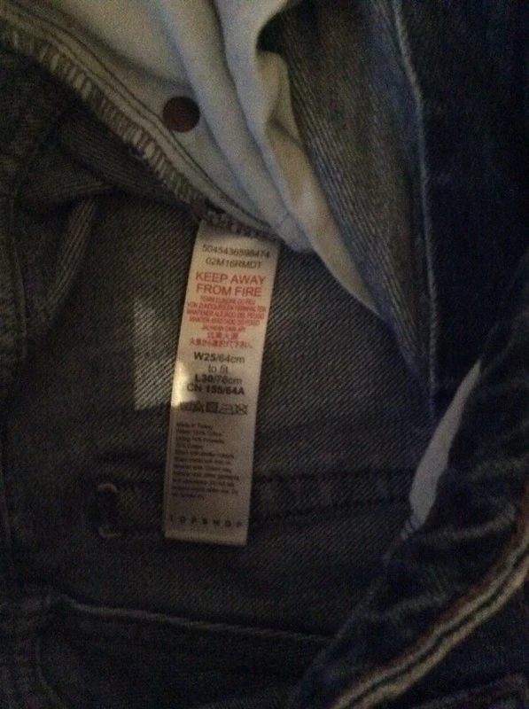 Женские джинсы Topshop (оригинал) размер XS. Фотография 4