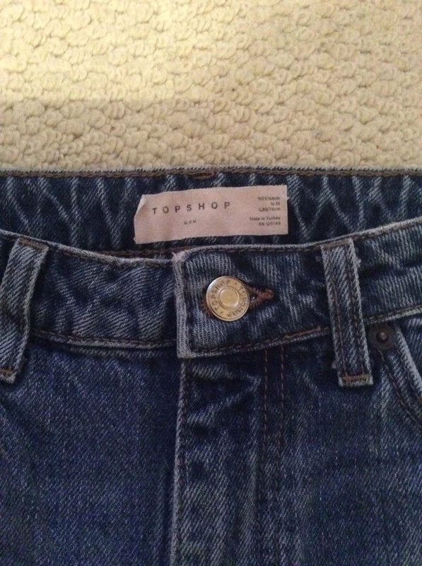 Женские джинсы Topshop (оригинал) размер XS. Фотография 3
